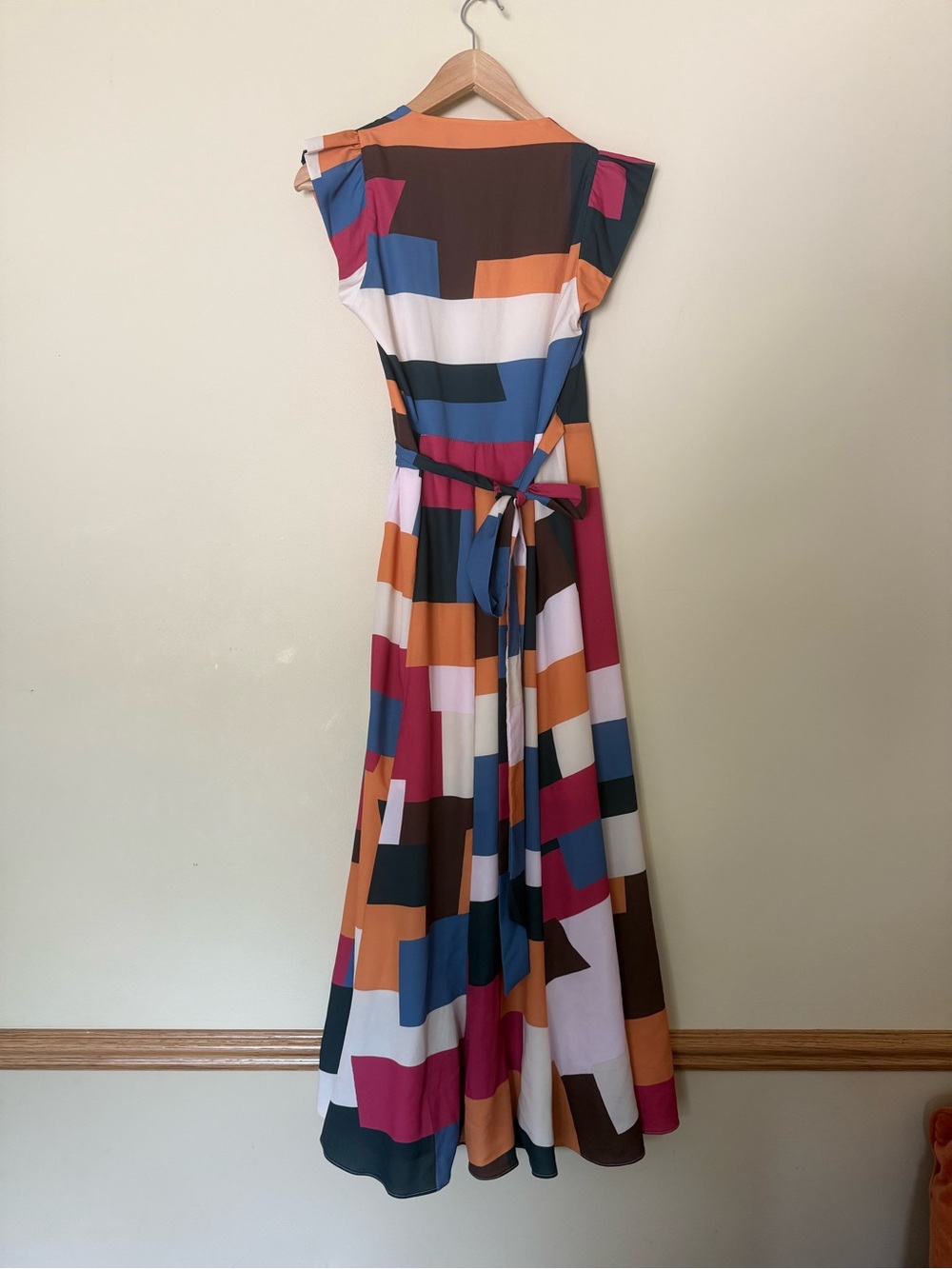 Anthropologie Hutch Alfonsine Wrap Maxi Dress Size extra Small Colorful - Picture 8 of 10